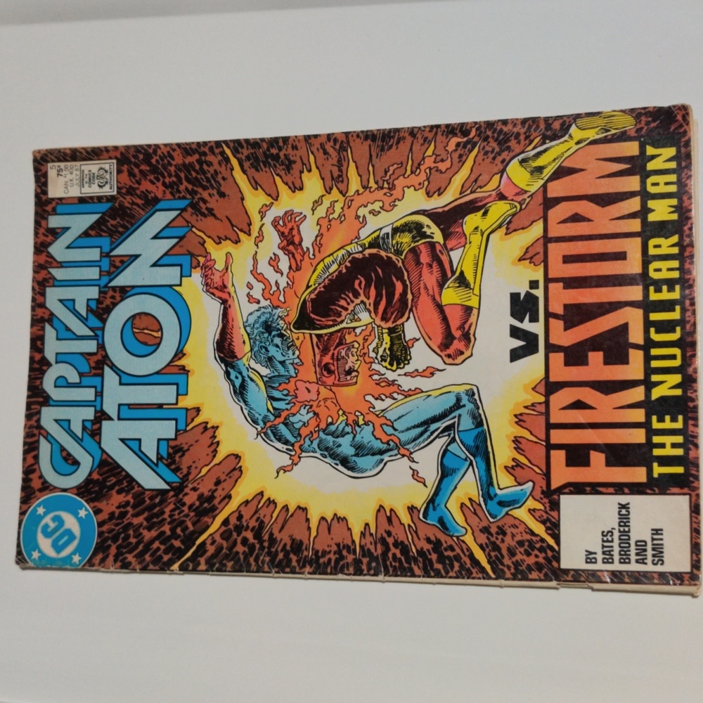 DC comics Captain Adam vs Firestorm